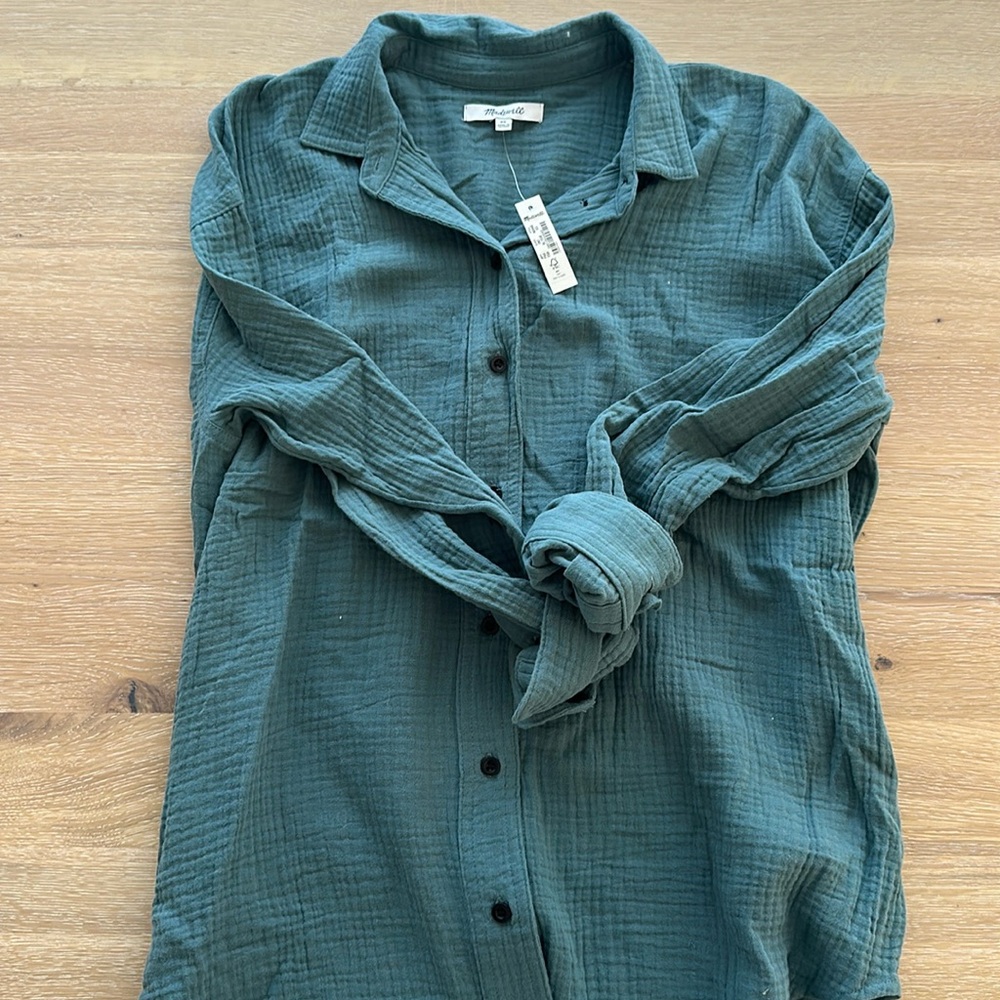 Madewell Boyfriend Button Down NWT